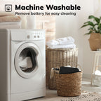 Hot Threadz Heated Hand Warmer 3 Heat Settings Water-Resistant Nylon Rechargeable Battery Black