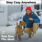 Hot Threadz Heated Scarf, Rechargeable, 3 Heat Settings, Water Resistant, Fleece Lined, Solid Pattern, Adult Unisex, Gray, One Size